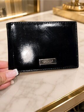 Versace Parfums - Black Patent Wallet Unisex